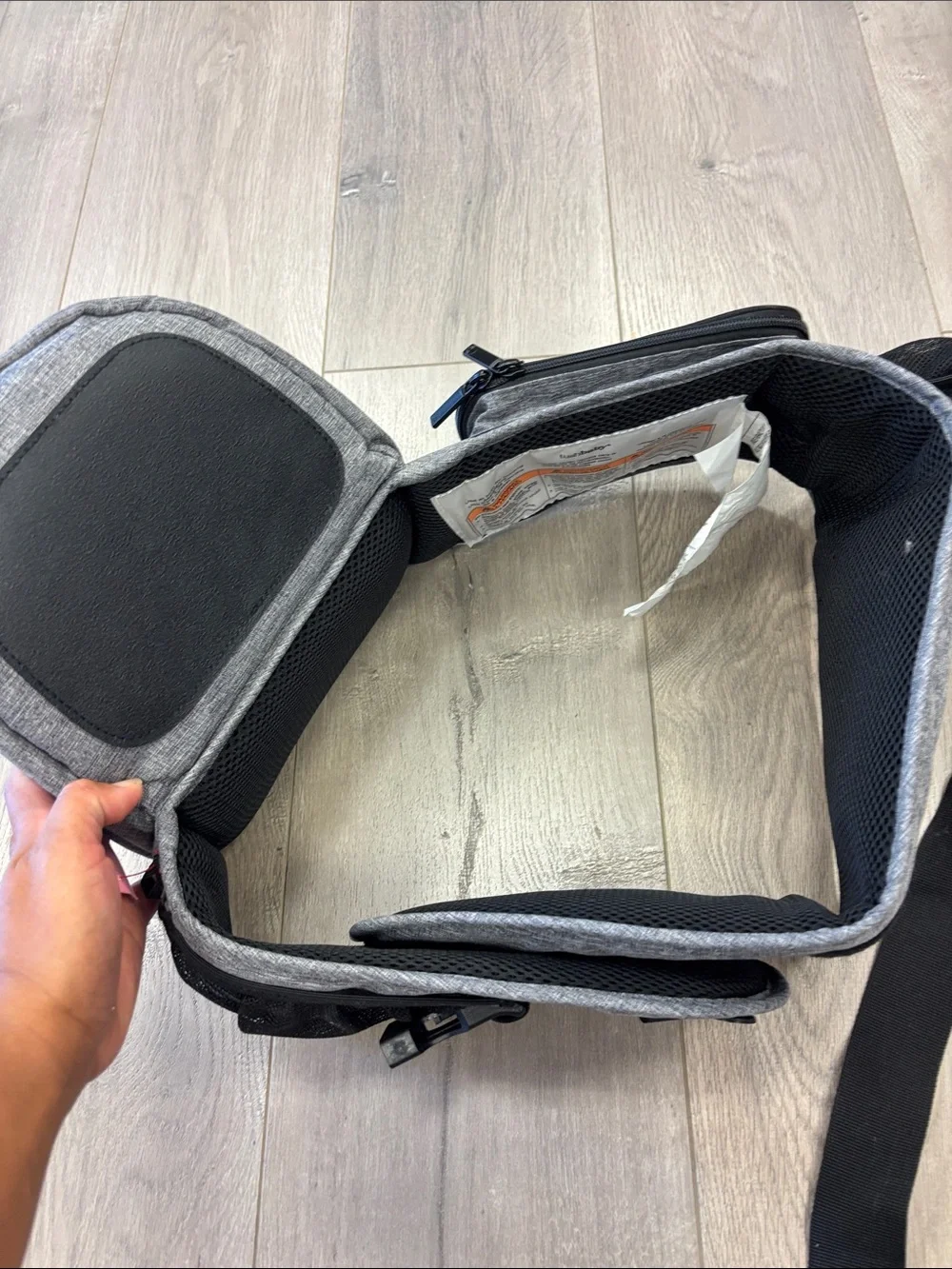 Tushbaby Gray Baby Hip Seat Carrier